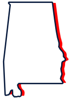 Alabama State Outline